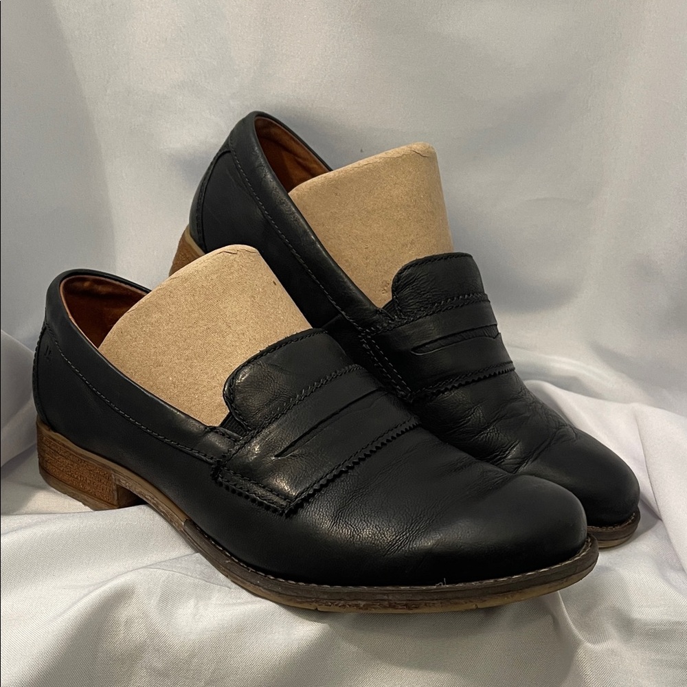 Josef Seibel Black Leather Oxford